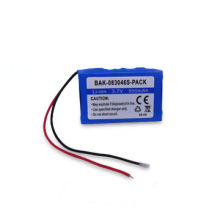 3.7V Battery Pack with 950mAh Nominal Capacity, Available in Blue